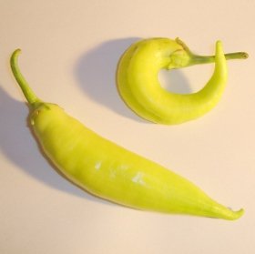 banana  peppers from garden